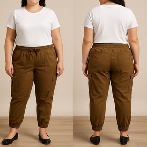 Sonoma Goods for Life Cargo Jogger Pants – Size XL – Balsa Wood (Brown)Stay c